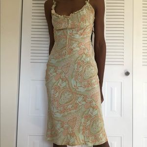 Paisley Print Slip Dress by Plenty